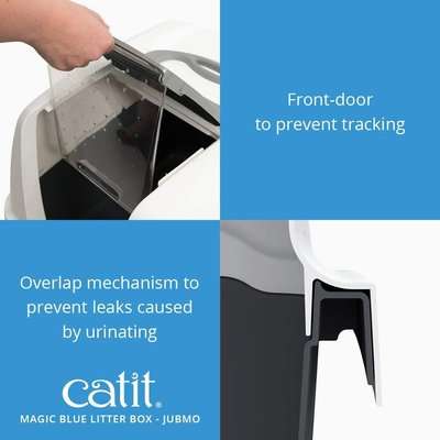 Catit Magic Blue Litter Box (Jumbo)