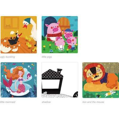 JarMelo Shadow Theater Fairy Tale Flashlight Story Set