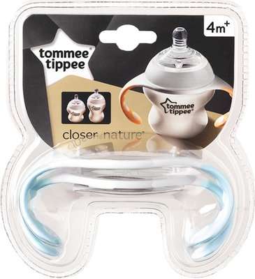 Tommee Tippee Closer to Nature Bottle Handles (2 Pack | Supplied Colour May Vary)