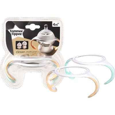 Tommee Tippee Closer to Nature Bottle Handles (2 Pack | Supplied Colour May Vary)