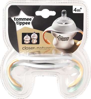 Tommee Tippee Closer to Nature Bottle Handles (2 Pack | Supplied Colour May Vary)