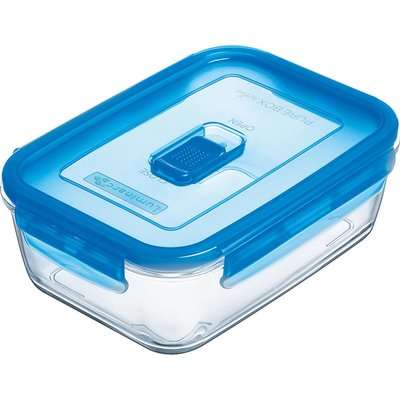 Luminarc Pure Box Active Rectangular Glass Food Keeper 820ml