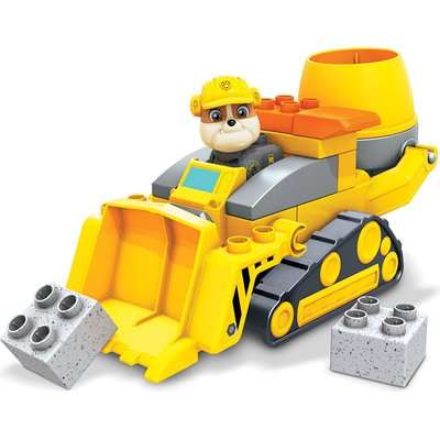 Mega Bloks PAW Patrol: The Movie - Rubble's City Construction Truck Set (17 Pieces)