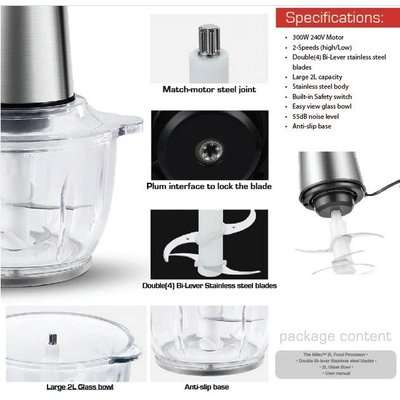 Milex 2L Food Processor