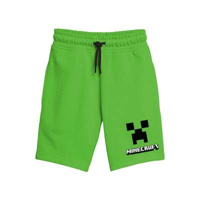 Minecraft Creeper Youth Shorts (Green)
