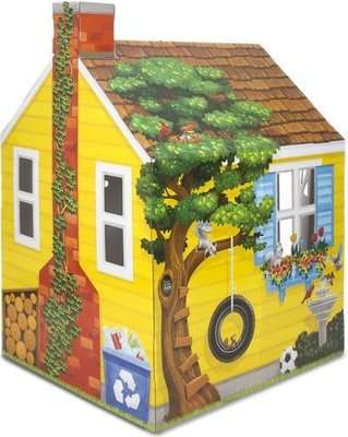 Melissa & Doug Pretend Play Country Cottage Indoor Playhouse