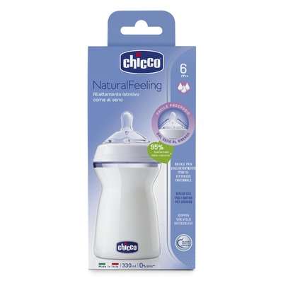 Chicco Natural Feeling Bottle (330ml | 6m+)