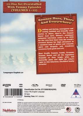 Adventures Of The Gummi Bears: Complete Collection - Volumes 1 - 12 (DVD, Boxed set)