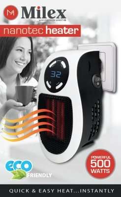 Milex Nanotec Wall Plug Heater (White)