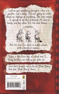 Diary Of A Wimpy Kid (Book 1) (Paperback)