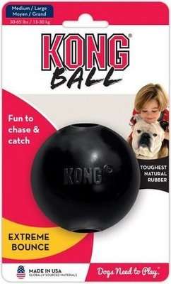 Kong Black Extreme Ball (Medium/Large)