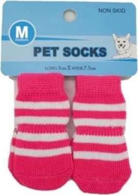 4APet Medium Non-Skid Pet Socks - Boy (Assorted Designs - Supplied May Vary)