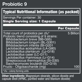 Vitatech Probiotics 9 Strain (30 Capsules)