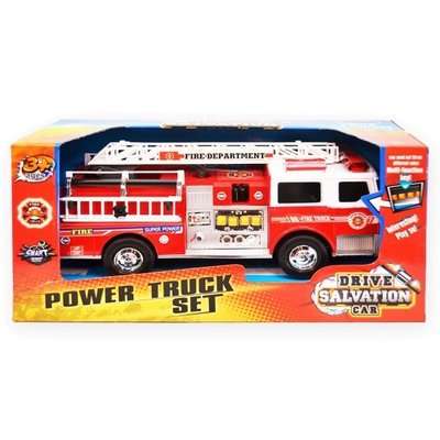 Drive Salvation Car - Power Truck Fire Engine Set