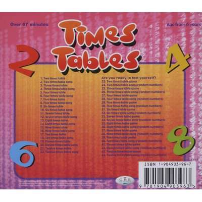 Times Tables - Learn the Tables with Songs and Games (CD)