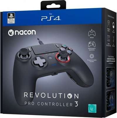 Nacon Wired Revolution Pro Controller 3 for PS4 (Black)