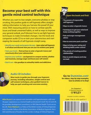 Self-Hypnosis For Dummies (Paperback)