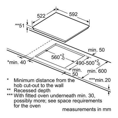 Bosch 4 Zone Induction Hob (60cm)