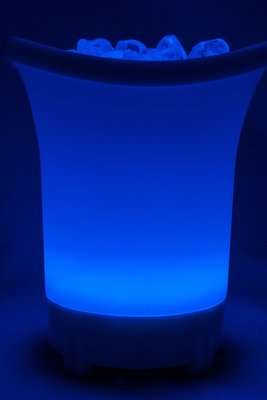 Polaroid Colour Changing LED Ice Bucket with Built in Bluetooth Speaker (Small)