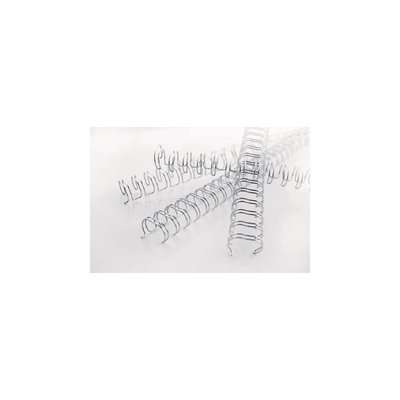 GBC WireBind RG810797 34-Loop Binding Wire 100-Pack (100 Sheets)(11mm)(Silver)