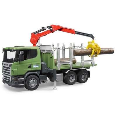 Bruder SCANIA R-Series Timber Truck with Loading Crane (1:16)
