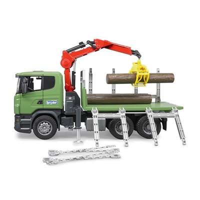Bruder SCANIA R-Series Timber Truck with Loading Crane (1:16)