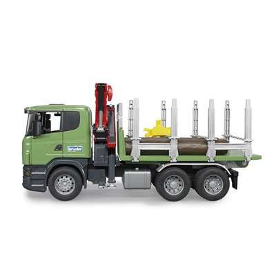 Bruder SCANIA R-Series Timber Truck with Loading Crane (1:16)