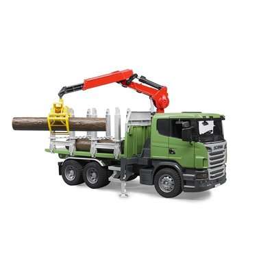 Bruder SCANIA R-Series Timber Truck with Loading Crane (1:16)