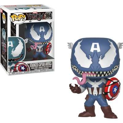 Funko Pop! Venom-Venom | Captain America