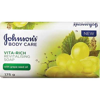 Johnson's Vita Rich Revitalising Grapeseed Soap (175ml)