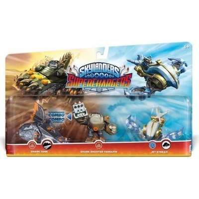 Skylanders Superchargers Triple Pack - Multi Assort - Shark Shooter Terrafin, Shark Tank, Jet Stream