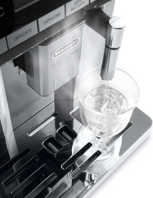 Delonghi PrimaDonna Exclusive Automatic Cappuccino Maker (Silver and Black)