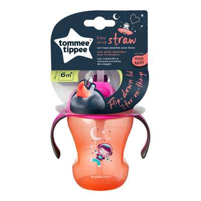 Tommee Tippee Easy Drink First Straw Transition Cup (Orange)(6 Months +)