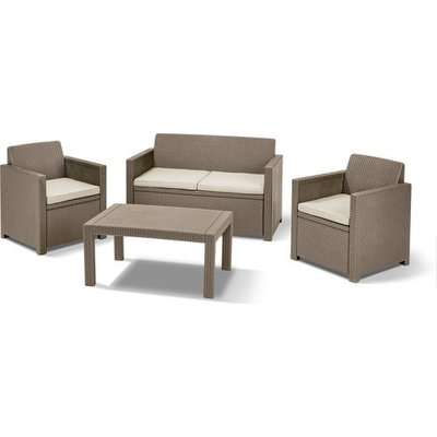 Keter Merano Lounge Set (Cappuccino)