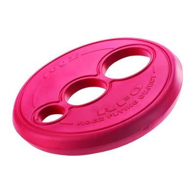 Rogz Flying Object Throwing Disc Dog Toy (Red)