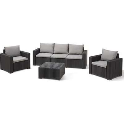 Keter California Outdoor Set (4 Piece) (Graphite)