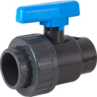 Speck Ball Valve Glue 2 Way(Grey PVC)