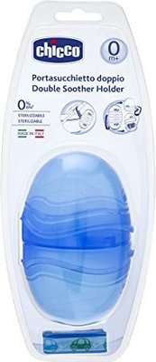 Chicco Double Soother Holder (Blue)