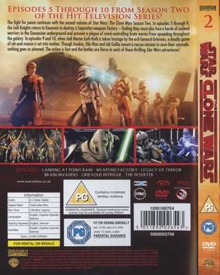 Star Wars - The Clone Wars: Season 2 - Volume 2 (DVD)