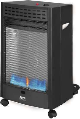 Alva Blue Flame Convection Gas Heater (Black)