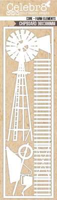 Die Cut Matt Board Lanki Card Farmyard Elements