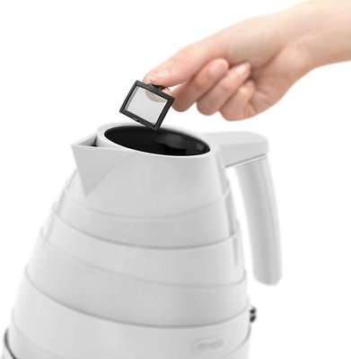 Delonghi Avvolta 1.7L Electric Kettle (Fluid White)