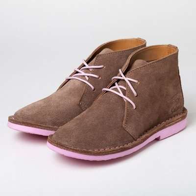 Bata Ladies Safari Legacy Boot with Pink Sole (Brown)