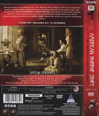 American Horror Story - Season 1 (DVD, Boxed set)