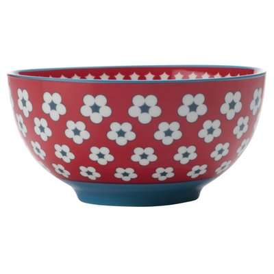 Christopher Vine Cotton Bud Bowl (15.5cm) (Red)