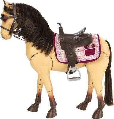 Our Generation Horse Morgan Poseable with Accessories (Cream)