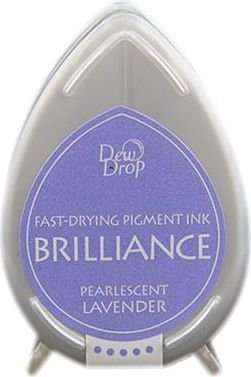 Tsukineko Brilliance Dew Drop Ink Pad - Pearlescent Lavender