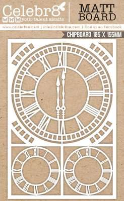 Die Cut Matt Board Equi Clock Elements