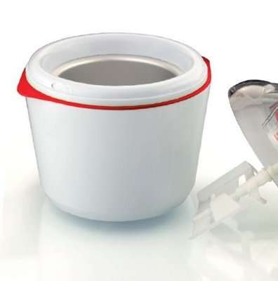 Mellerware Crema Deluxe - Plastic Ice Cream Maker (1.5L)(12W)(White)