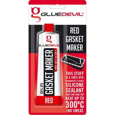 Glue Devil Gasket Maker Silicone (90ml) (Red)